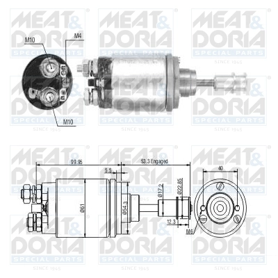 Solenoid Switch, starter